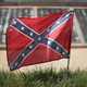 A Confederate flag at Camp Douglas in Chicago (Scott Olson/Getty Images)